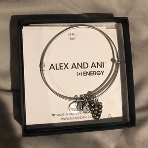 Alex and Ani Grape Bangle Bracelet